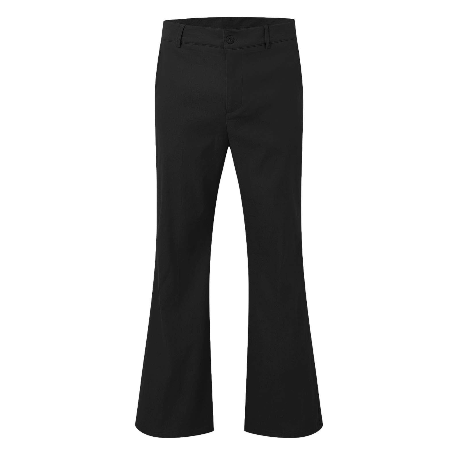 thumbnail image 5 of Pantalones de hombre vintage de los años 70, acampanados, de pierna ancha, estilo carnaval y discoteca, elásticos y ajustables., 5 of 5